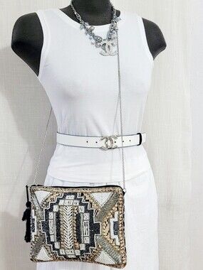 Beaded  Crossbody Bag